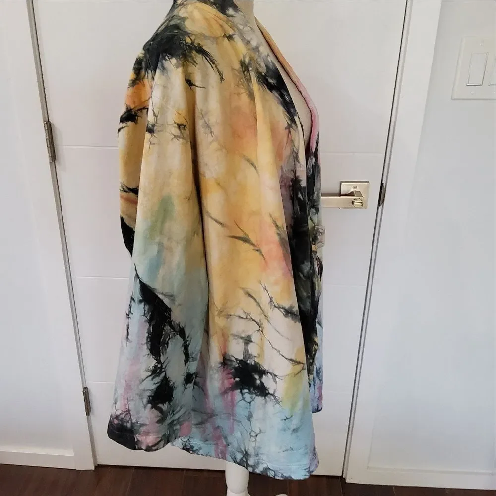 Les Benjamins Oversize Batik Kimono Jacket Size M